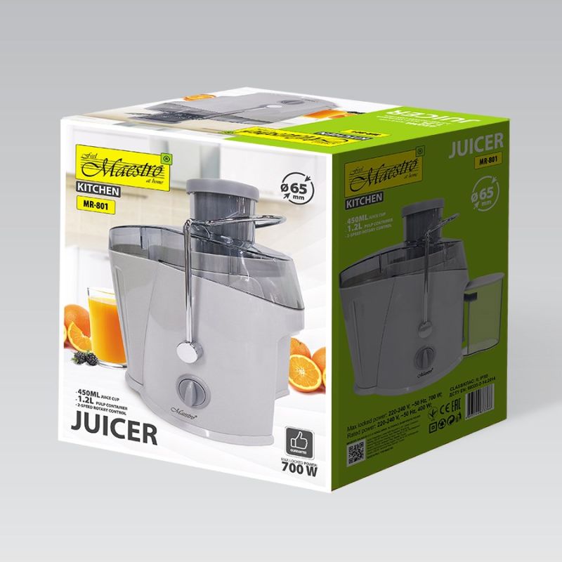 700W MR-801 MAESTRO Juicer AGD - Produkty/Sokowirówki Your Sports Performance