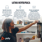POLY Blackwire 3225 USB-C Stereo Headset + 3.5mm Plug + USB-C/A Adapter (Multi-Pack) Akcesoria GSM/Słuchawki przewodowe Your Sports Performance