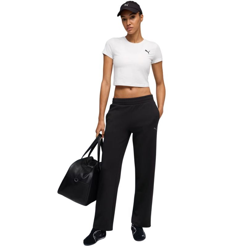 Puma ESS Elevated Straight Leg Women's Pants Black 691817 01