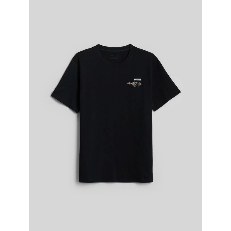 Men's regular printed T-shirt 4F 4FKAW26TTSHM4477-20S