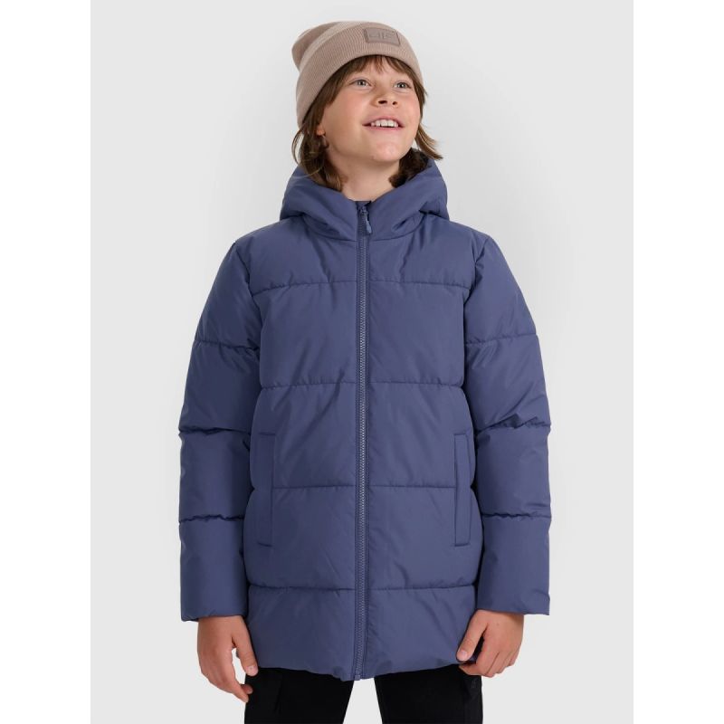 Boy's down jacket with synthetic filling 4F 4FJRAW25TDJAM0805-32S *Kategoria tymczasowa Your Sports Performance