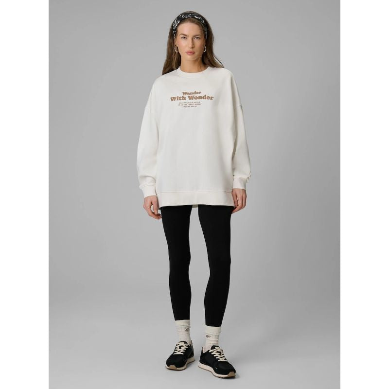 Women's oversize sweatshirt without hood 4F 4FRSS26TSWSF2993-11S 4f