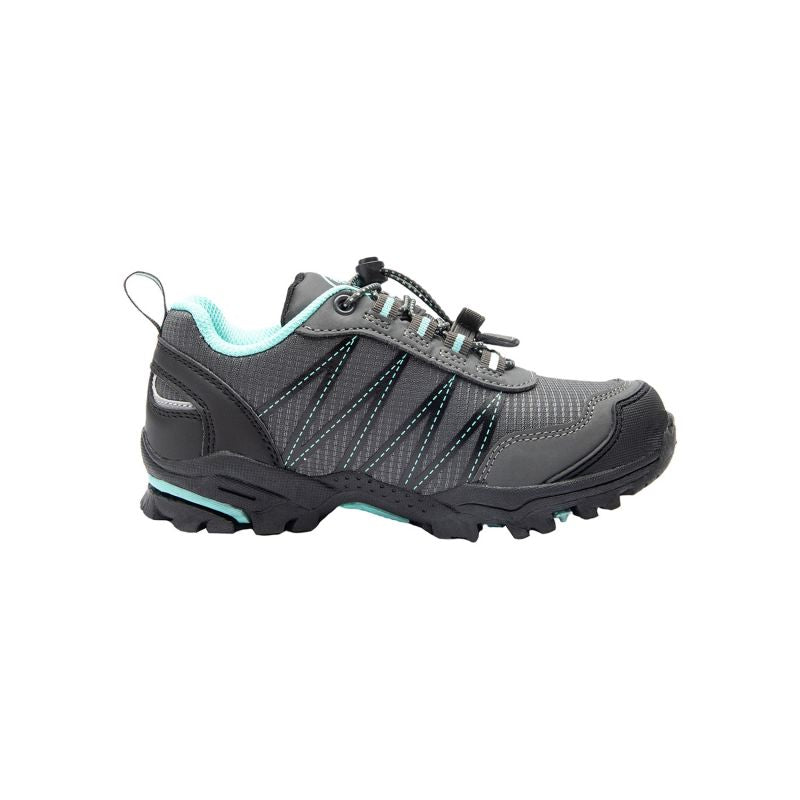 Trollkids Kids Trolltunga Hiker Low waterproof hiking shoes for boys/girls, anthracite/mint (155-609) In preparation Your Sports Performance