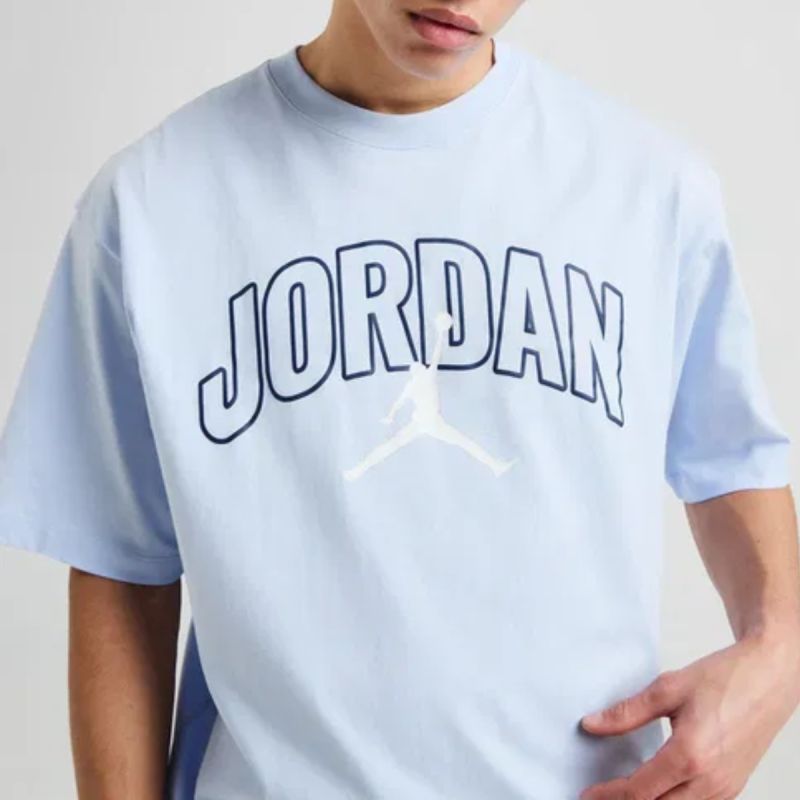 Men's Air Jordan Brooklyn Arch Logo T-shirt Blue - IB7347-407 AIR Jordan