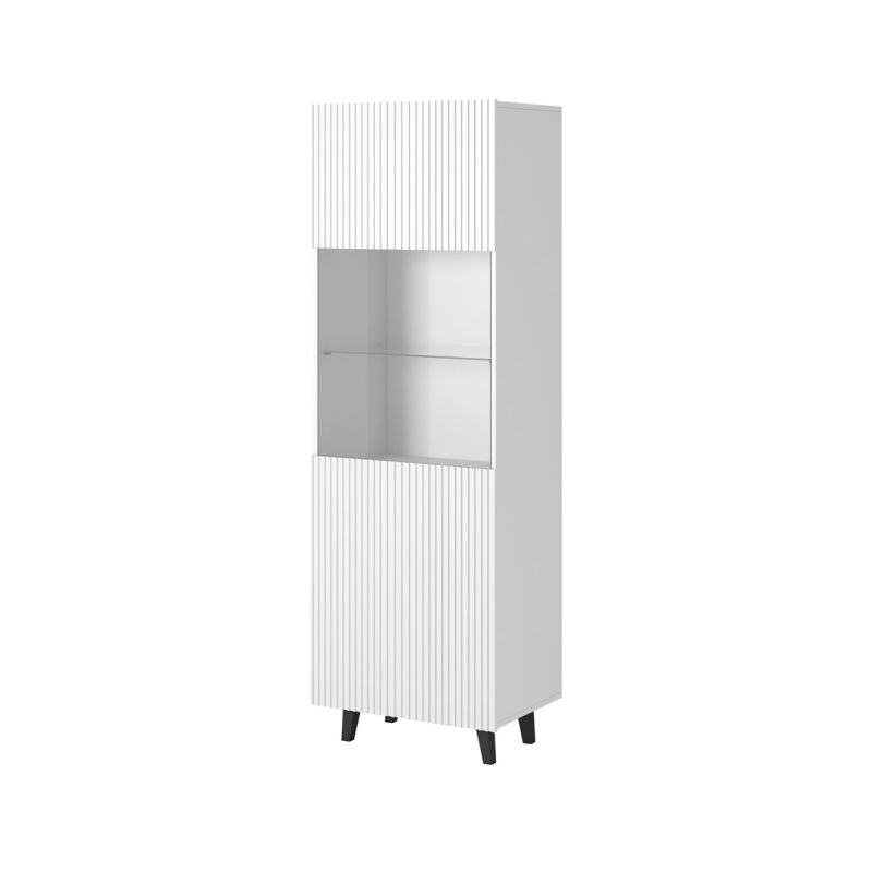 PAFOS display cabinet 60x40x182 white matt Bufety i witryny/Bufety i witryny na drewnianej podstawie Your Sports Performance