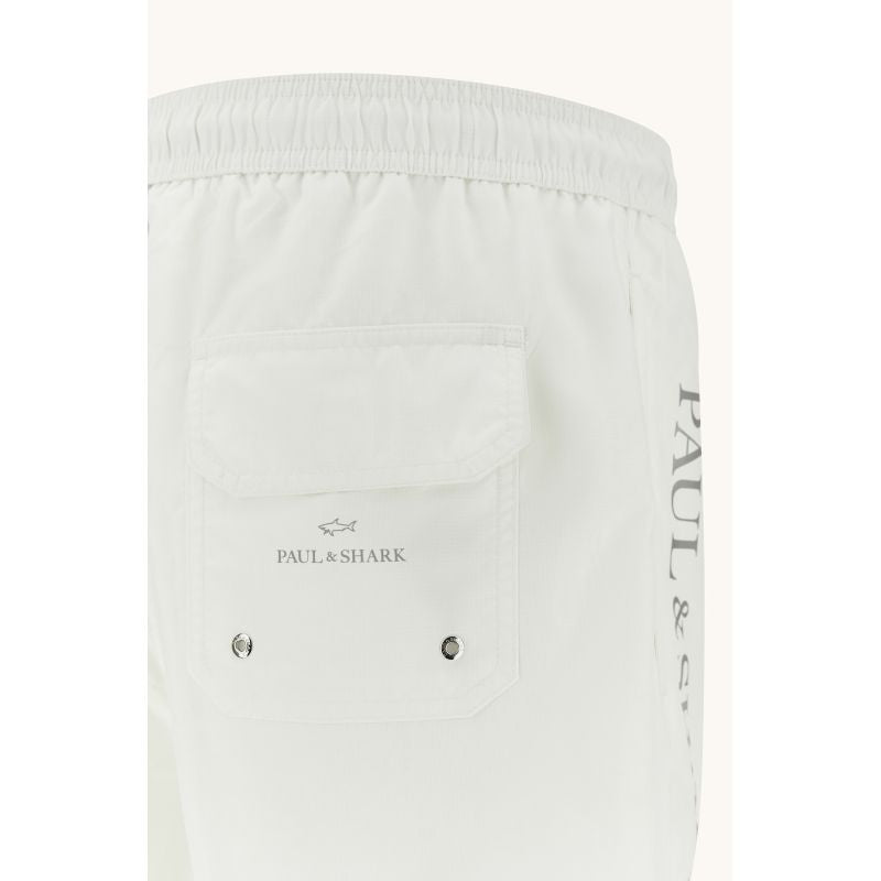 Paul&Shark men's swimming trunks white 26415007-010 – stylish, comfortable, sea-ready