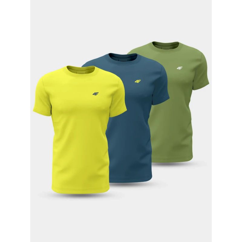 T-shirts 4F M 4FWSS24TTSHM1896-90S 3PAK Clothing/Lifestyle/T-shirts 4F