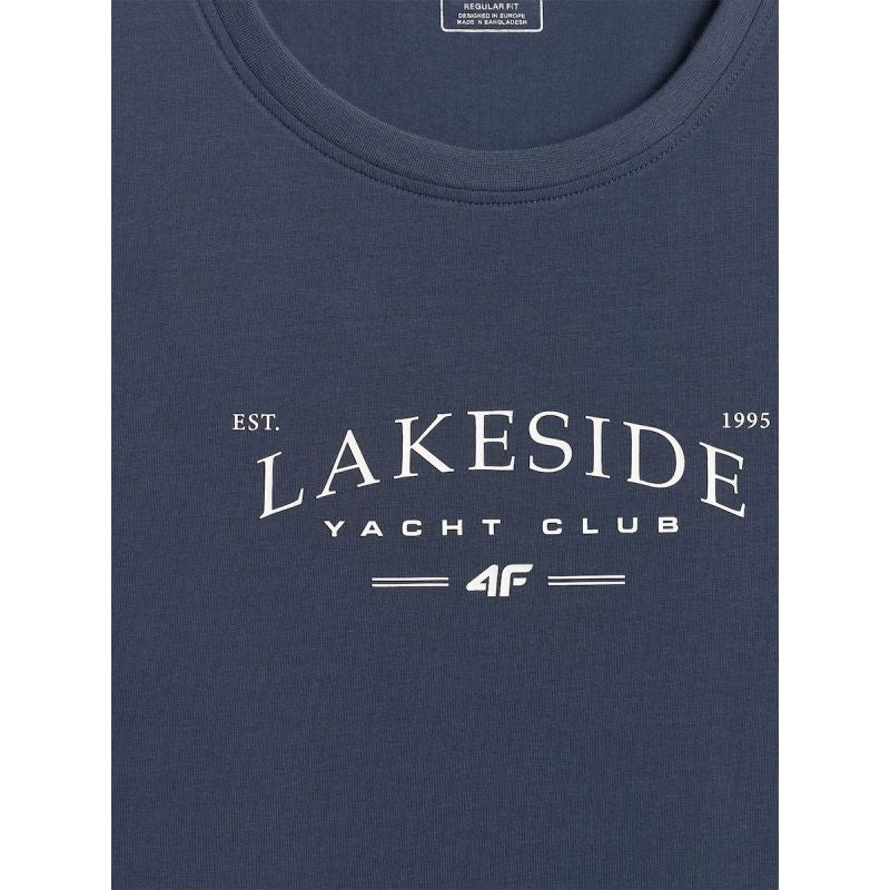 Men's regular sleeveless T-shirt with print 4F 4FRSS26TSLEM331-31S 4f