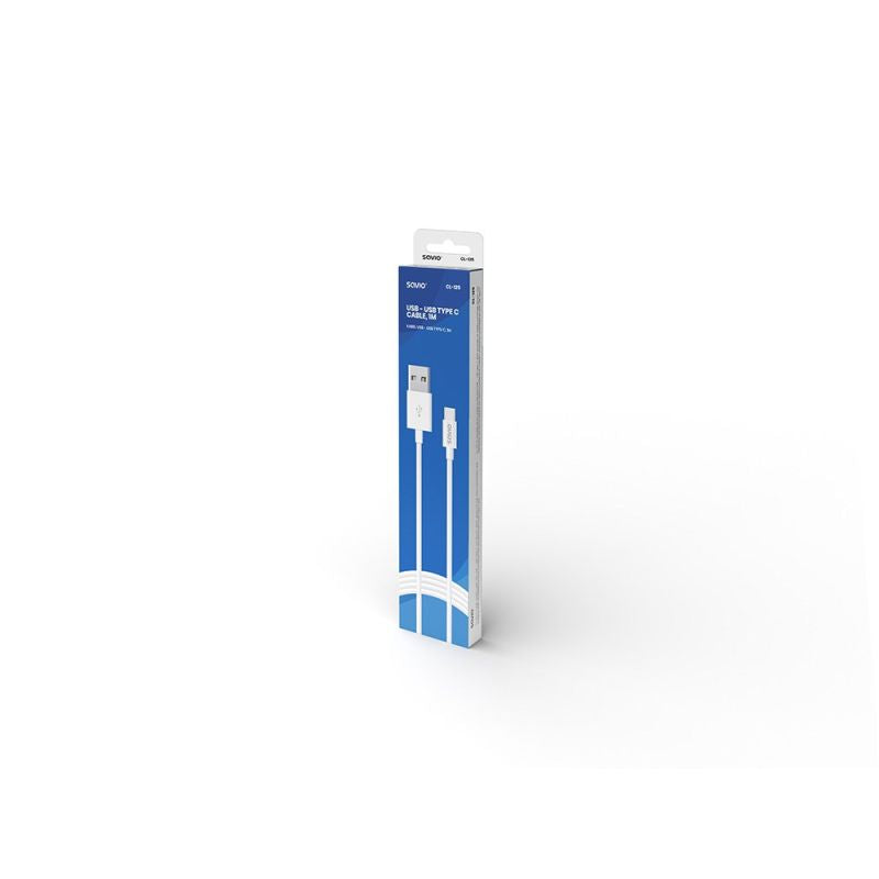 SAVIO CL-126 cable (USB type C - USB 2.0 type A; 1m; white) In preparation Your Sports Performance