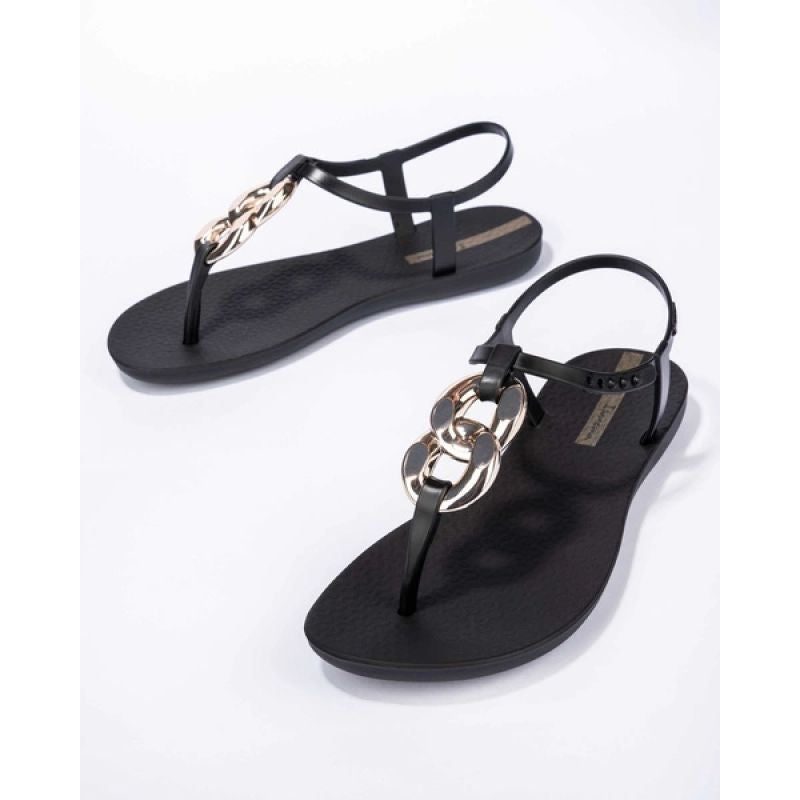 Ipanema Sandal Class women's fashionable black and gold flip-flops In preparation Your Sports Performance