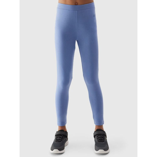 Girls' elastic cotton leggings 4F Junior *Kategoria tymczasowa Your Sports Performance