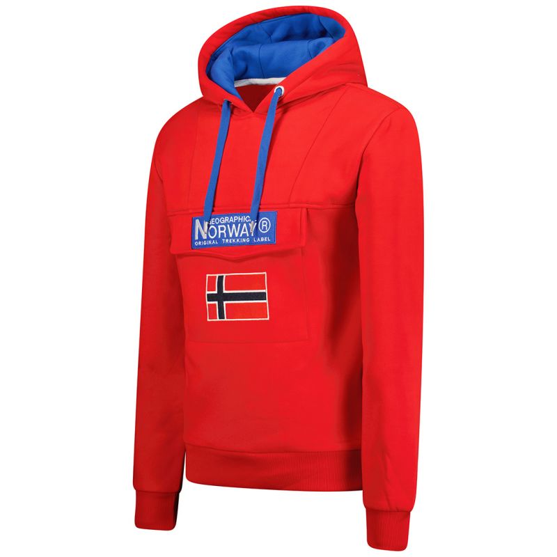 Geographical Norway Gadrien DB 054 M WW6120H/GN/Red sweatshirt Clothing/Outdoor/Geographical Norway Your Sports Performance