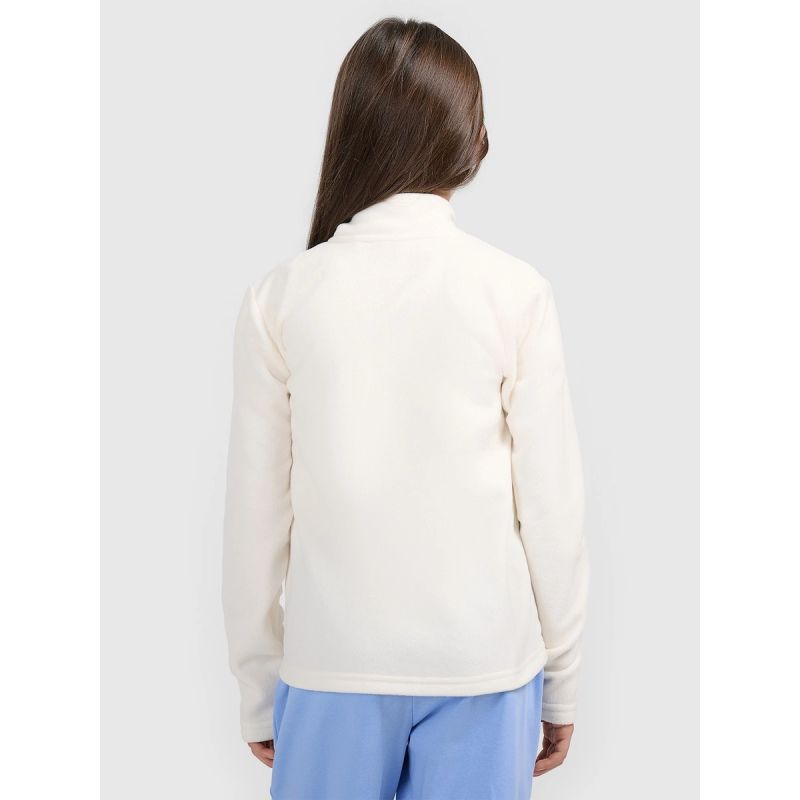 Regular fleece without hood for girls 4F 4FJRSS26TFLEF507-11S 4f