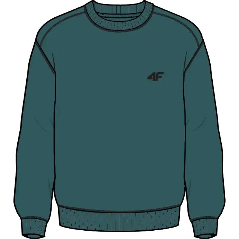 Men's round neck sweatshirt without zipper 4F 4FWAW26TSWSM2736-46S