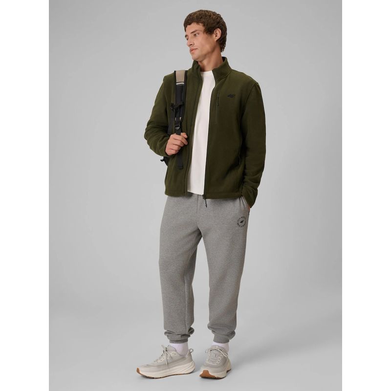 Regular fleece with stand-up collar men's 4F 4FRAW26TFLEM542-43S