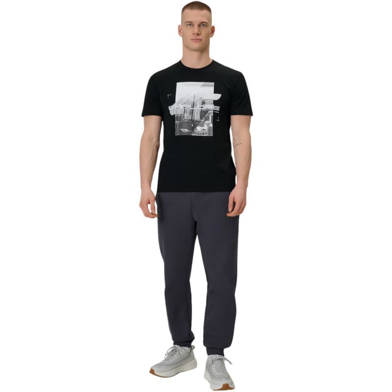 Men's T-shirt 4F M2660 deep black 4FWSS26TTSHM2660 20S