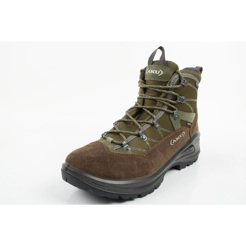 Aku Cimon Gore-tex Men's Leather Green Brown Hiking Shoes In preparation Your Sports Performance