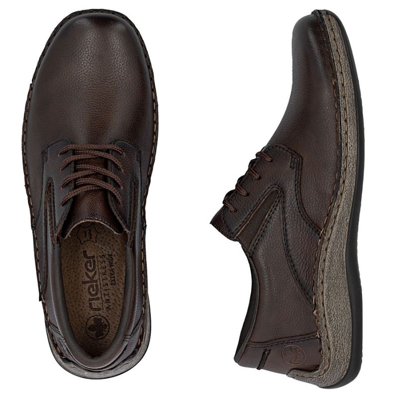 Rieker 05211-25 men's comfortable brown leather shoes To be categorized Your Sports Performance