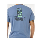 Men's RIP CURL Vaporcool Search Stack Tee Blue