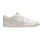 Air Jordan 1 Low Method of Make Wmns “White/Metallic Gold” women's sports shoes - FN5032-100 Nike