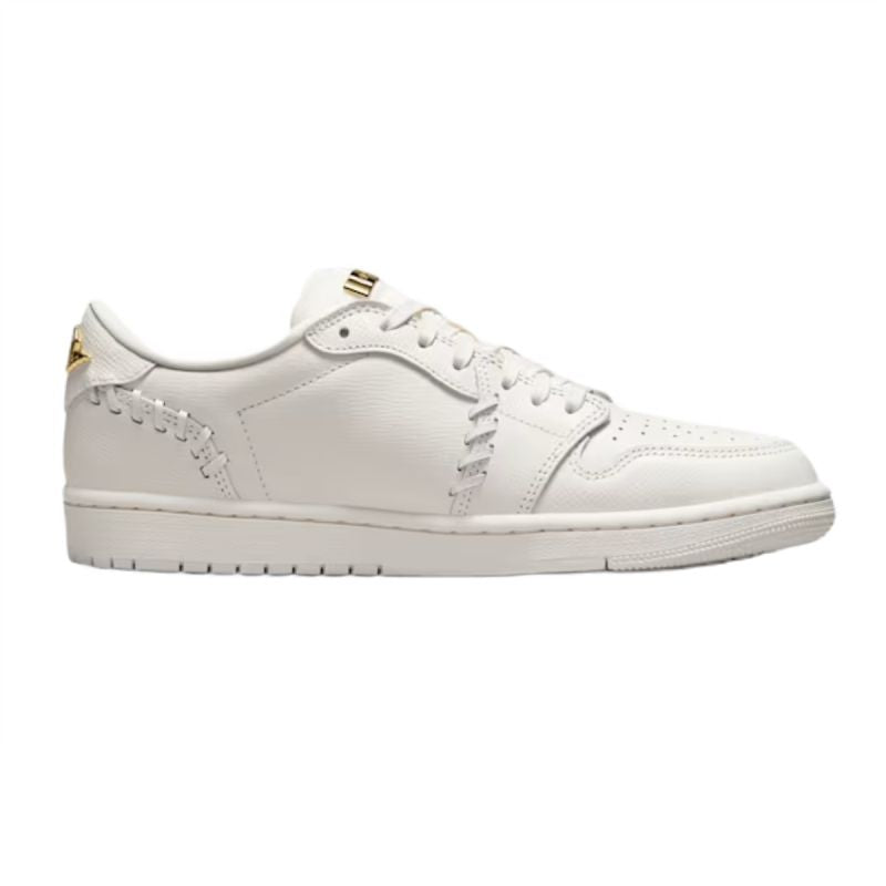 Air Jordan 1 Low Method of Make Wmns “White/Metallic Gold” women's sports shoes - FN5032-100 Nike