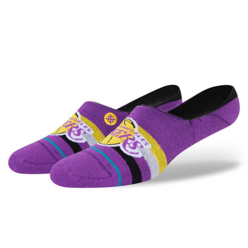 LA Los Angeles Lakers NBA St No Show Low-Top Socks - A145C22LAK-PUR Odzież/Skarpety/Skarpety koszykarskie/Tradycyjne Your Sports Performance