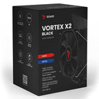 SAVIO CPU COOLER VORTEX X2 BLACK Chłodzenie/Chłodzenie CPU Your Sports Performance