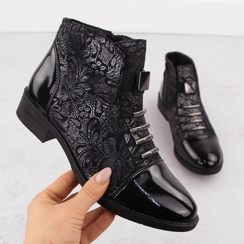 Women's black worker boots with socks Sabatina To be categorized Your Sports Performance