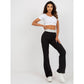 Black flared trousers without pockets (DHJ-SP-6971.33P) In preparation Your Sports Performance