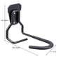 MACLEAN VERTICAL BICYCLE WALL MOUNT, STEEL, MAX LOAD 20KG MC-433 Import z Action/Rowery i akcesoria/Uchwyty Your Sports Performance