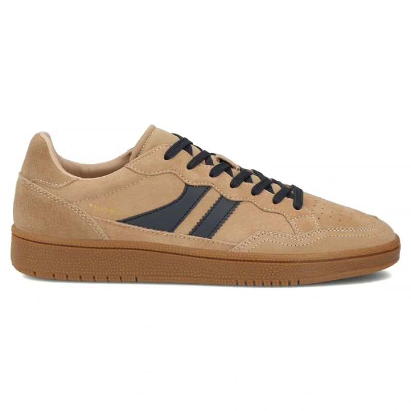 Men's leather shoes, beige sneakers, Filippo MP7794 Filippo