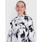 Girls' sweatshirt with hood, open, 4F 4FJRAW25TSWSF2348-90A *Kategoria tymczasowa Your Sports Performance