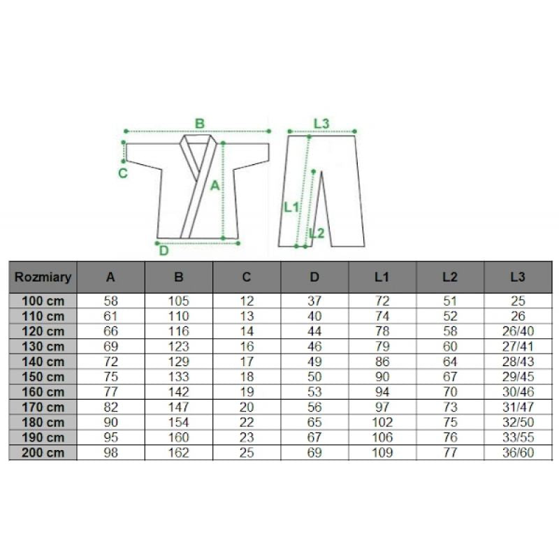 Judo kimono Masters 450 gsm - 130 cm 06033-130 Clothing/martial arts Your Sports Performance
