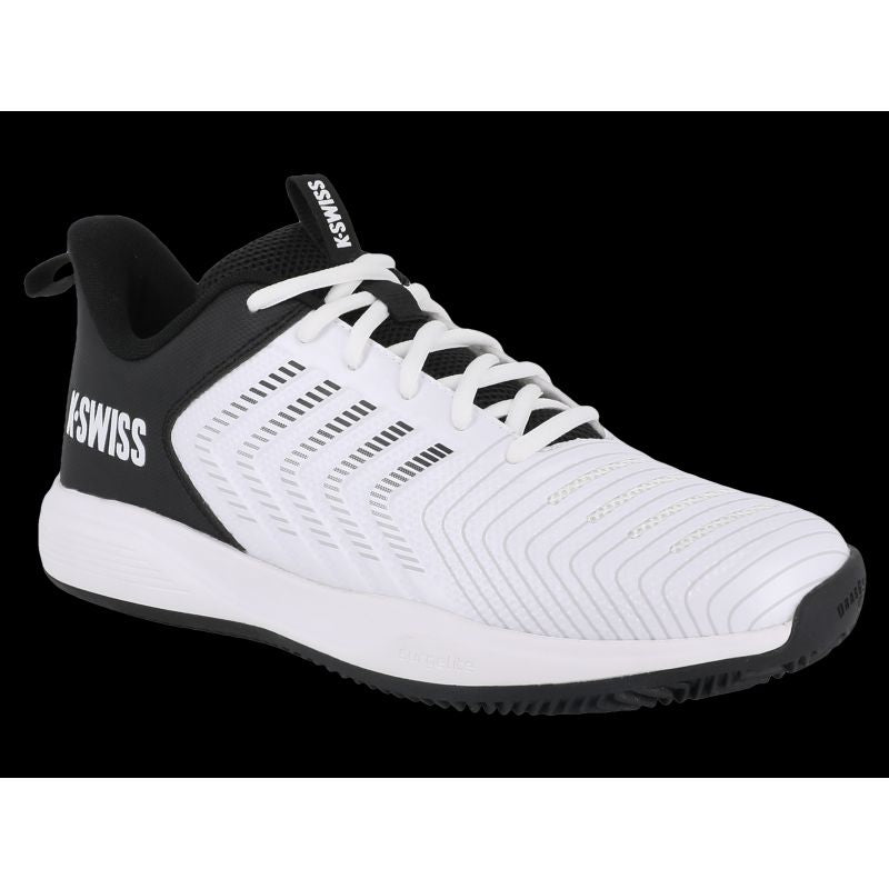 K-swiss ULTRASHOT LIGHT CLAY WHIT/BLACK-M sneakers (04742-102-M) WD