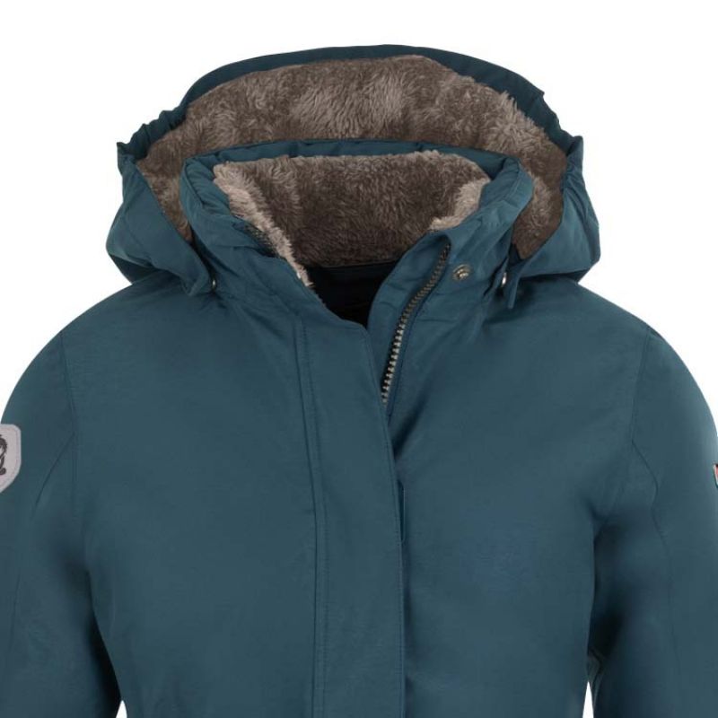Trollkids Girls Alesund Coat Children's Waterproof Hooded Down Jacket Winter Navy Blue (301-142) Trollkids