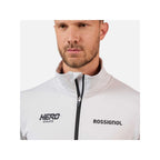 ROSSIGNOL Men's Hero Mid Layer Stretch Jkt Sweatshirt Gray