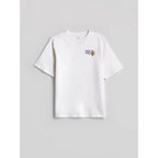 Boys' loose-fit printed T-shirt 4F 4FJRAW26TTSHM4527-10S
