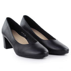 Women's black low-heel pumps Sergio Leone PB177 Footwear Your Sports Performance