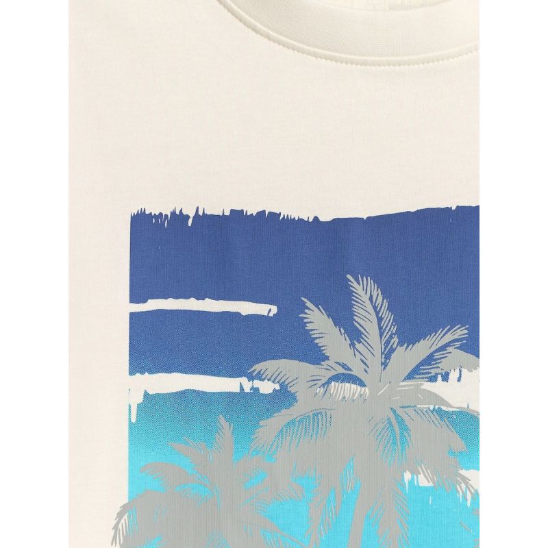 Men's regular printed T-shirt 4F 4FRSS26TTSHM4291-11S