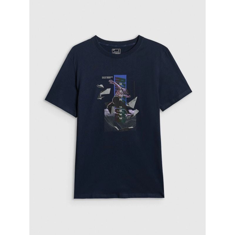 Men's regular printed T-shirt 4F 4FRSS26TTSHM3659-31S 4f