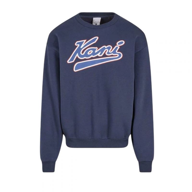 Karl Kani sweatshirt Varsity Print Os Crewneck PD00007519 In preparation Your Sports Performance