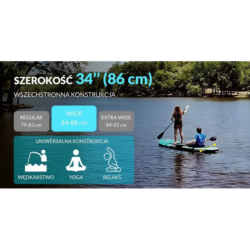 SUP SKATINGER Octopus board 335x86x15 cm Allround Import z Action/Nad wodę/Deski Your Sports Performance