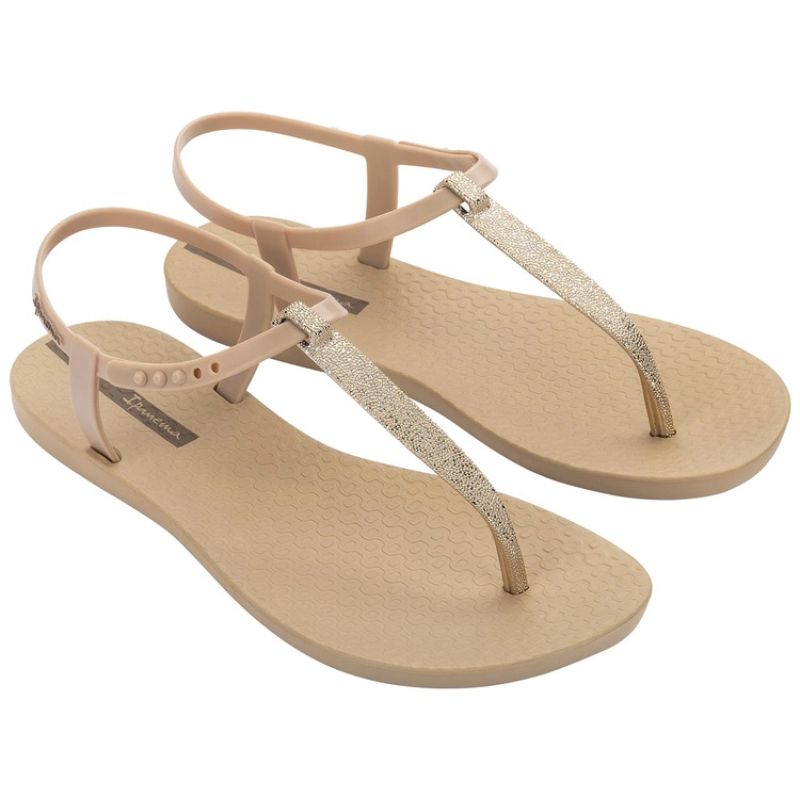 Ipanema Sandal Class women's flip-flop sandals, light beige with gold In preparation Your Sports Performance