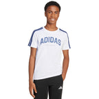 adidas Codes Collegiate Graphic Kids' T-Shirt, White, JI6674