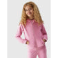 Girls' sweatshirt with a hood, 4F Junior *Kategoria tymczasowa Your Sports Performance