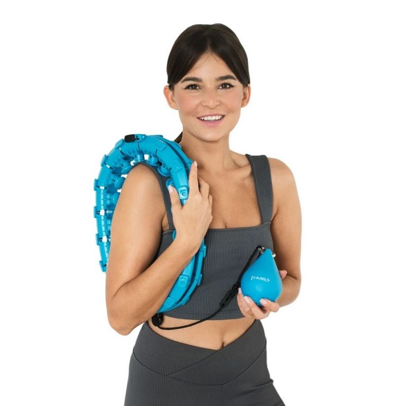 HMS HHW01 hula hoop with studs and weight, blue In preparation Your Sports Performance