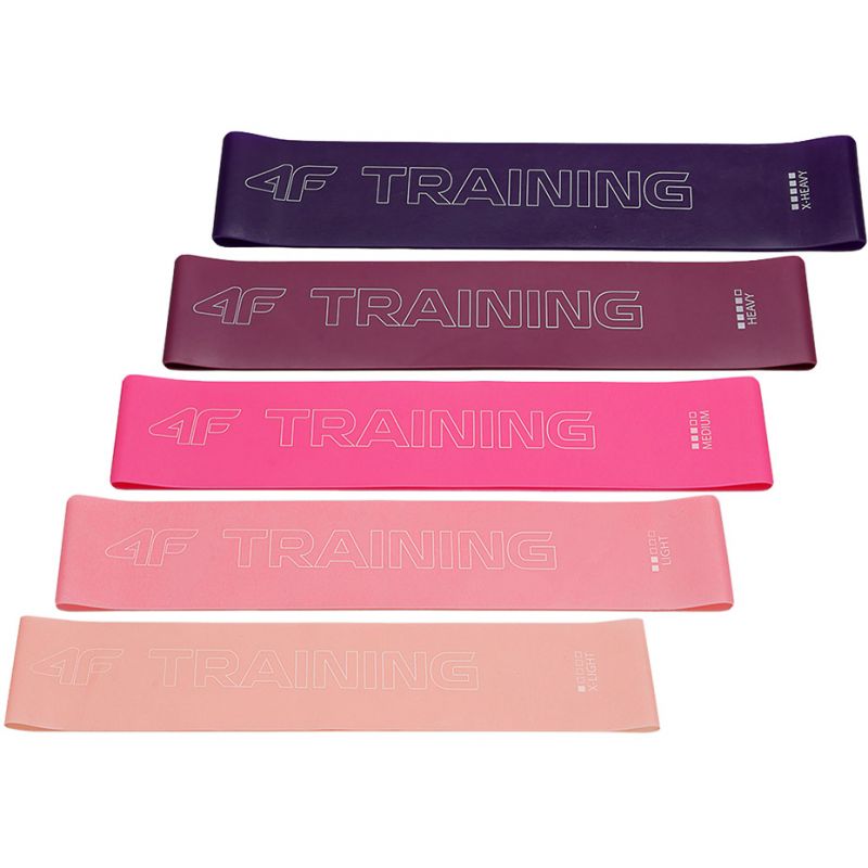 Resistance rubbers 4F H4L22 AKS008 90S Accessories/Training equipment/Gumy do treningu siłowego 4F