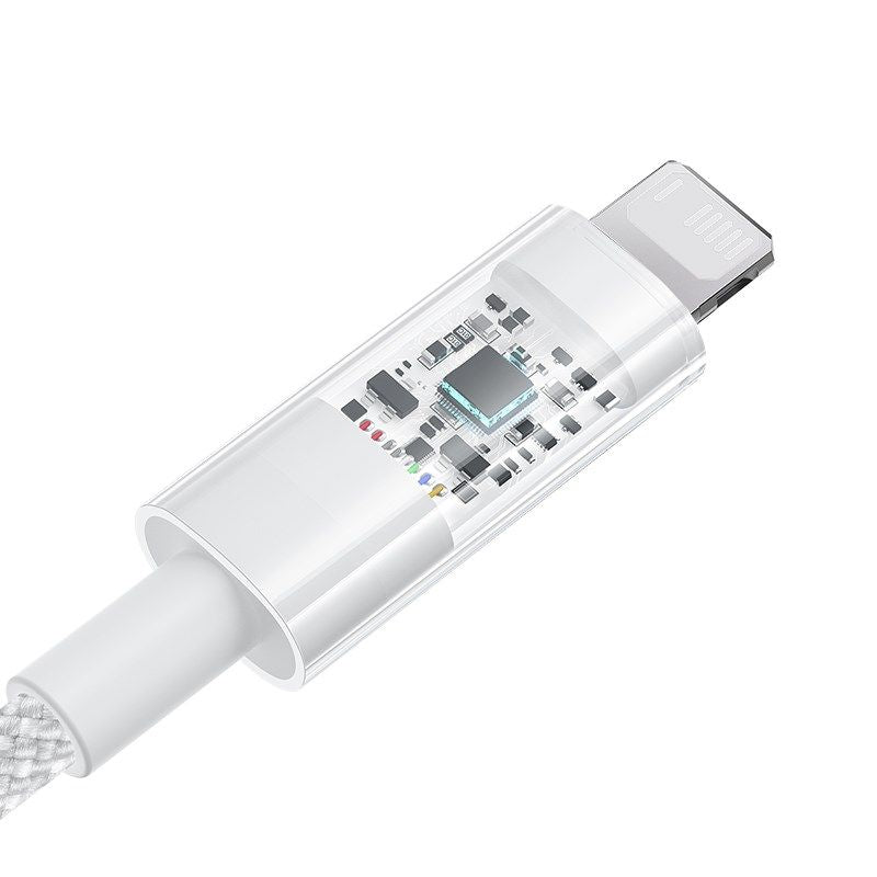 Baseus Gem 2.4A 1m Cable (White) In preparation Your Sports Performance