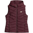 Women's 4F F372 Burgundy Vest 4FWAW26TVJAF372 60S