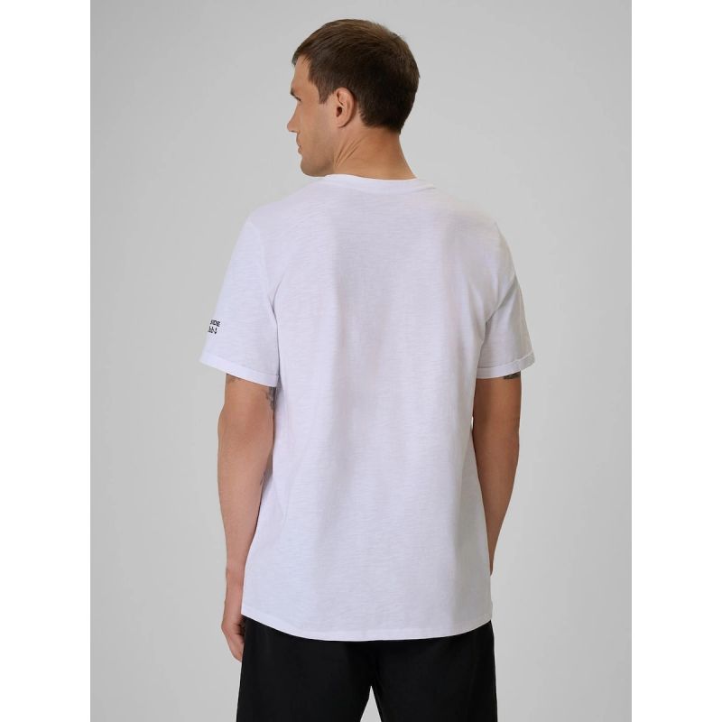 Men's regular plain T-shirt 4F 4FRSS26TTSHM3994-10S 4f